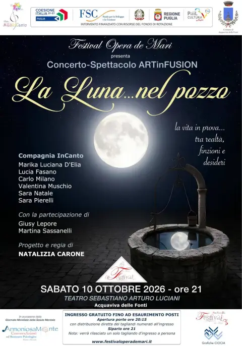 Concerto-Spettacolo ARTinFUSION "LA LUNA...NEL POZZO"