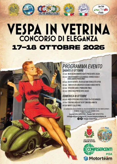Vespa in Vetrina | Pisa