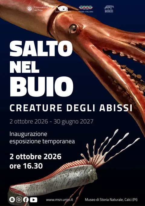 Mostra "Salto nel buio: creature degli abissi" al Museo di Storia Naturale di Calci