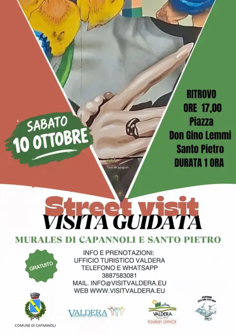 Visita guidata ai murales di Capannoli e Santo Pietro Belvedere