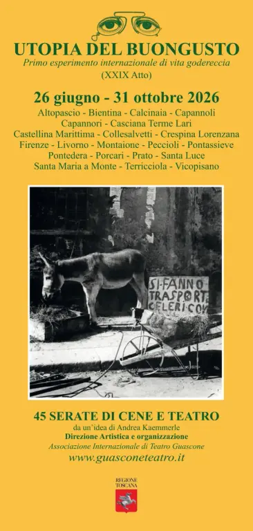 Utopia del Buongusto Festival: teatro e cena
