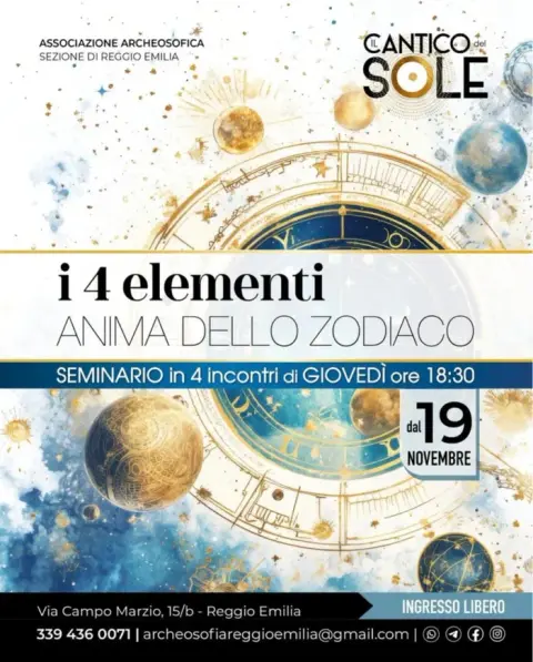I 4 elementi. Anima dello Zodiaco