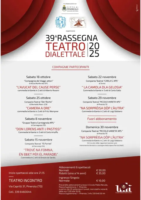 40ª Rassegna di teatro dialettale