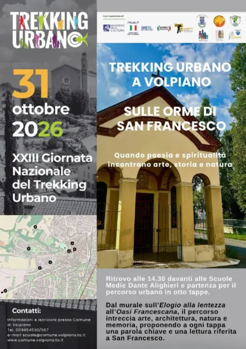 XXIII Giornata Nazionale del Trekking Urbano. Sulle orme di San Francesco - Volpiano