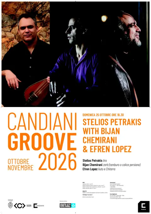 STELIOS PETRAKIS WITH BIJAN CHEMIRANI & EFREN LOPEZ | Candiani Groove